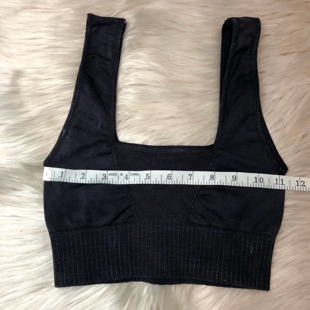 FREE PEOPLE Good Karma Square Neck Bra Crop Top XS/S - Picture 8 of 9